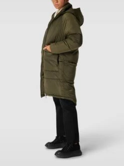 Only Steppmantel Mit Pattentaschen Modell 'ONLGABI' - Khaki