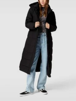 Only Steppmantel Mit Pattentaschen Model 'ONLCAMMIE' - Schwarz