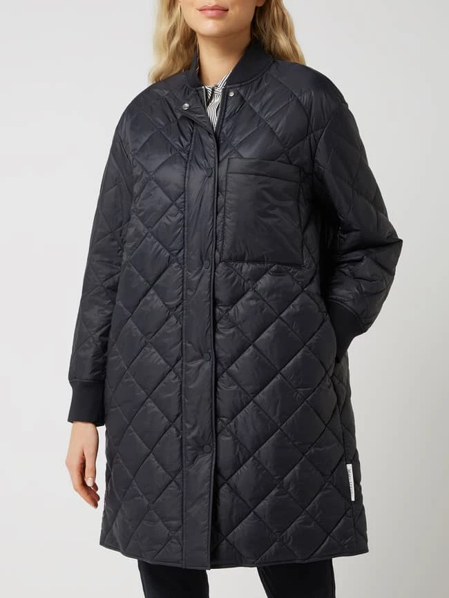 Marc O'Polo Oversized Steppmantel Mit Stehkragen - Marineblau 4 Marc O'Polo Oversized Steppmantel Mit Stehkragen - Marineblau – Bild 4