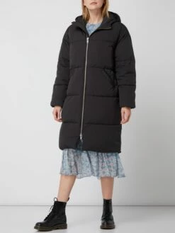 EMBASSY Steppmantel Mit Kapuze Modell 'Elphin' - Schwarz