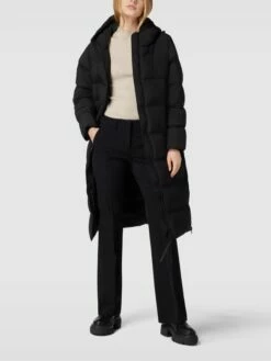 Opus Mantel Mit Kapuze Modell 'Hubina' - Schwarz