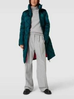 Christian Berg Woman Selection Daunenmantel Mit Kapuze Modell 'diamond' - Dunkelgrün